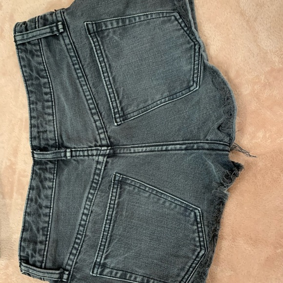 Free People Black Denim Shorts - Picture 3 of 3
